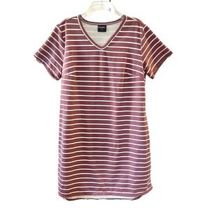WOMEN'S COOL V-NECK T-SHIRT DRESS